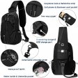 Sling Bag Crossbody Backpack Shoulder Bag for Men Women